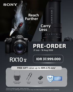 Yuk Pre-Order Sony RX10 V di DOSS! Kamera All-in-One Idaman dengan Bonus Melimpah
