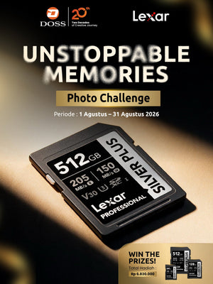 "Unstoppable Memories Photo Challenge": Kolaborasi Seru DOSS x Lexar Berhadiah Total Jutaan Rupiah!