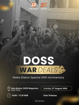Siap-siap "War"! DOSS Gelar Pesta Diskon Gila-gilaan di Perayaan 20th Anniversary