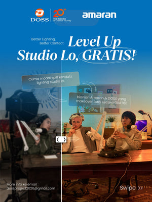 Studio Impian Jadi Nyata! Amaran & DOSS Kasih Makeover GRATIS Buat Kamu