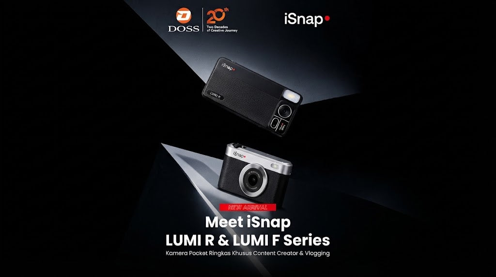 iSnap LUMI R & LUMI F Series: Kamera Pocket Ringkas Hits Buat Content Creator & Vlogging
