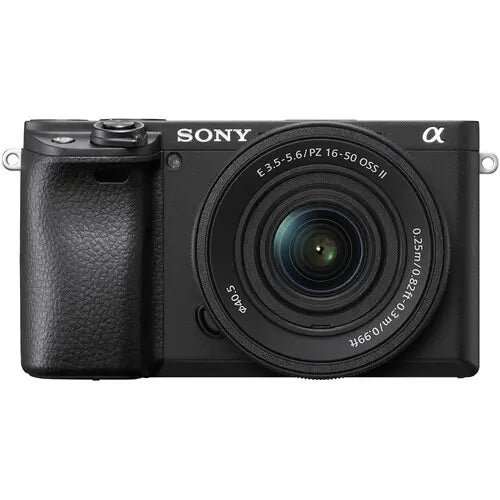 Sony Alpha a6400 Mirrorless Digital Camera with E PZ 16-50mm f3.5-5.6 OSS II Lens (Black)