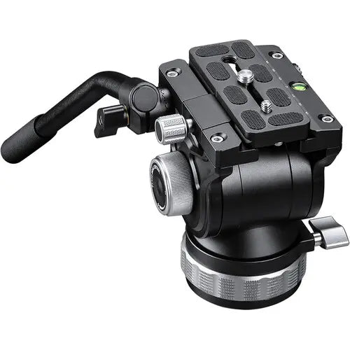 Leofoto BV-15 70mm Fluid Video Head with PU-100D 100x38mm QR Plate