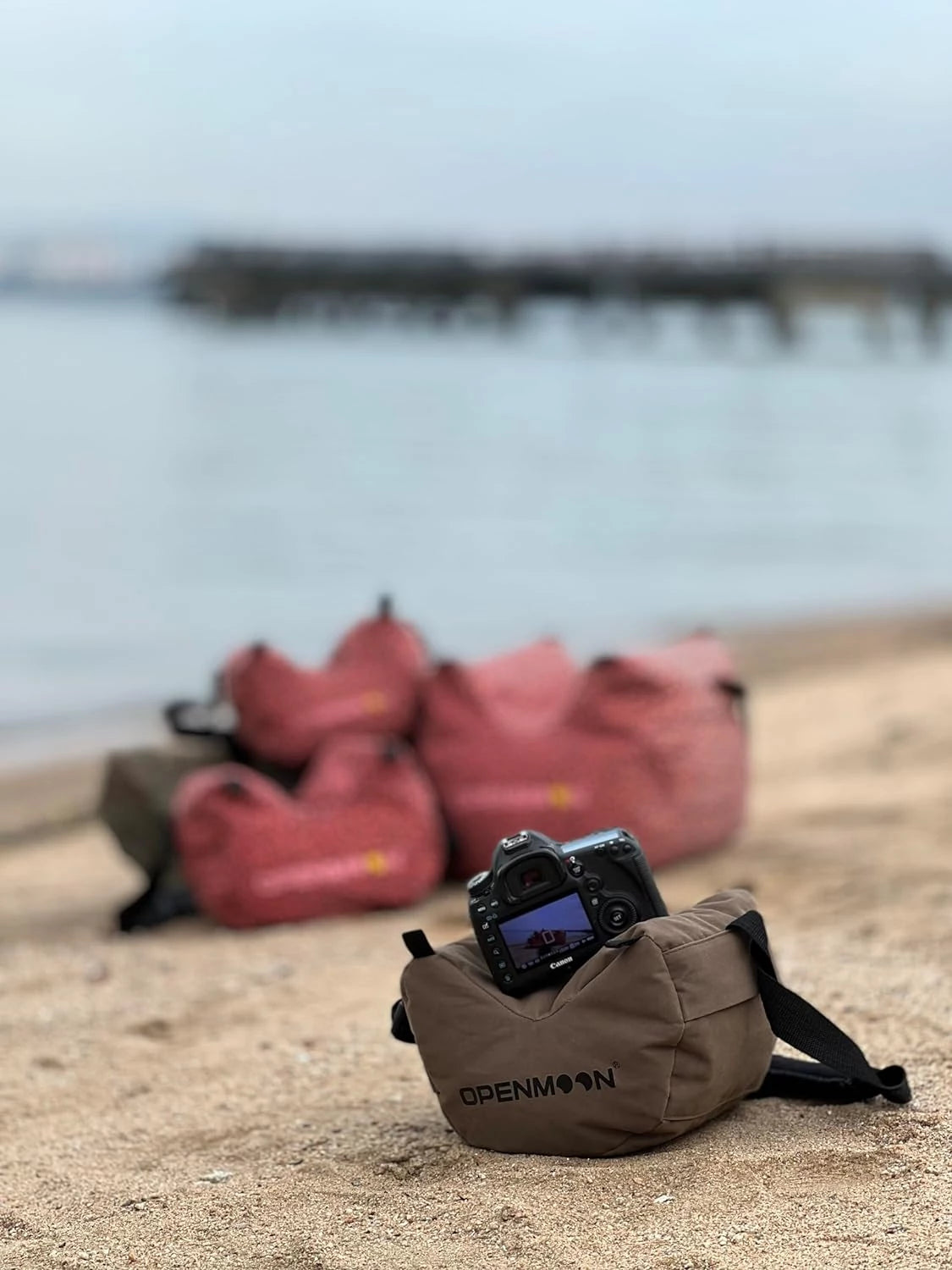 OPENMOON Camera Support saddle Medium brown OMA02