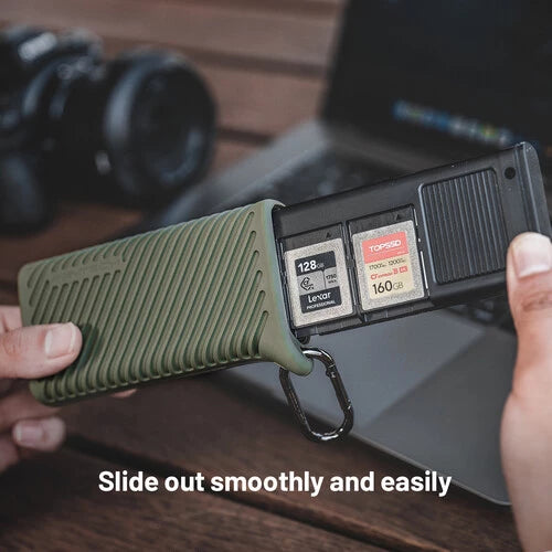PGYTECH CFexpress CreateMate Card Reader Case Type A/SD (Moss Green) P-GM-168