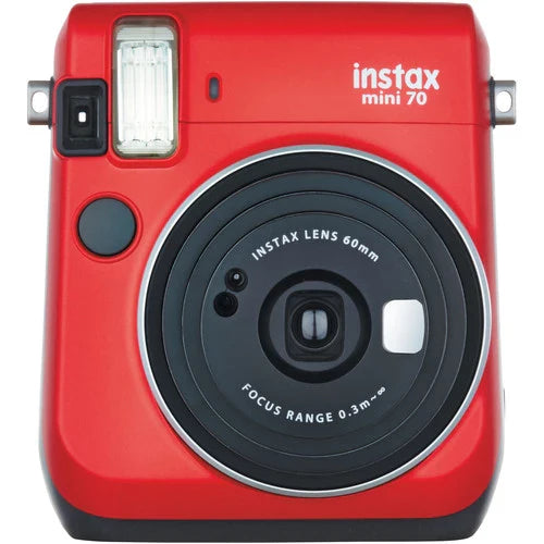 Fujifilm Instax Mini 70 Instant Film Camera (Red)