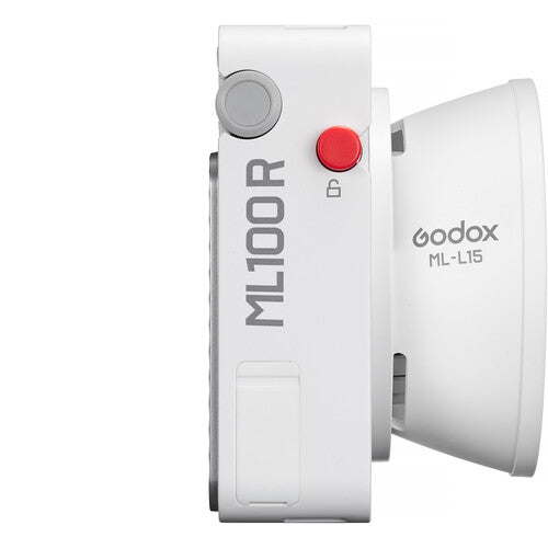 Godox ML100R Kit-3 RGB Portable LED Light (with 36° Lens and BG02 Battery Handle)