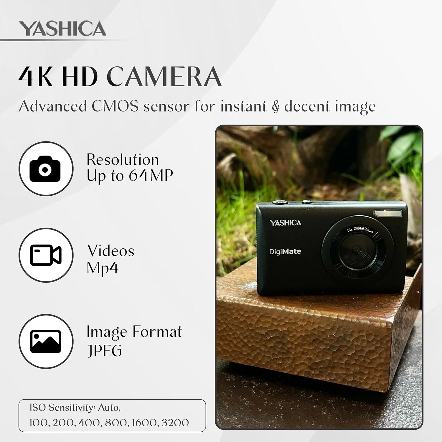 YASHICA DigiMate (Black) YAS-DGM100-BK