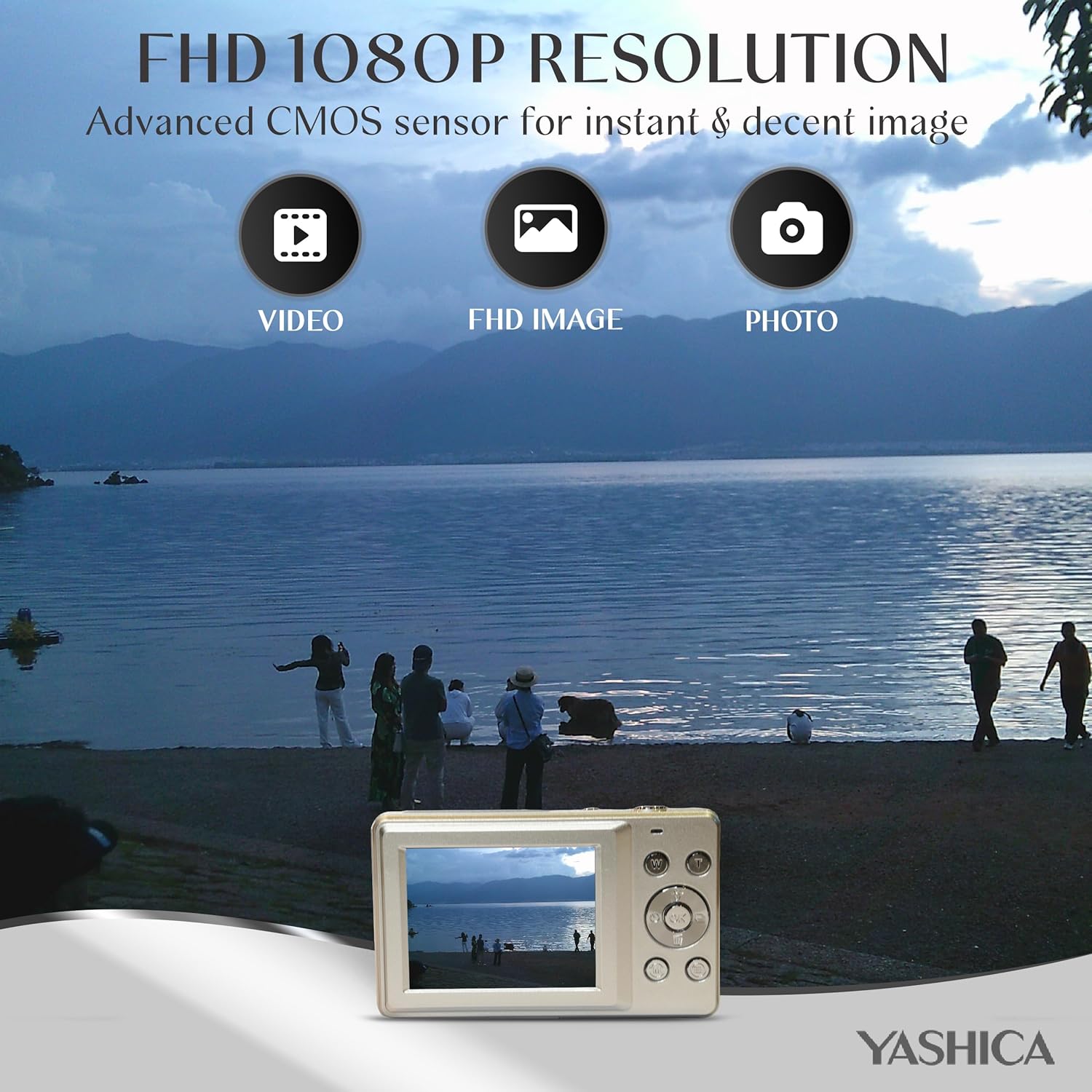 YASHICA DigiPix 100 (White) YAS-DG100P-WH