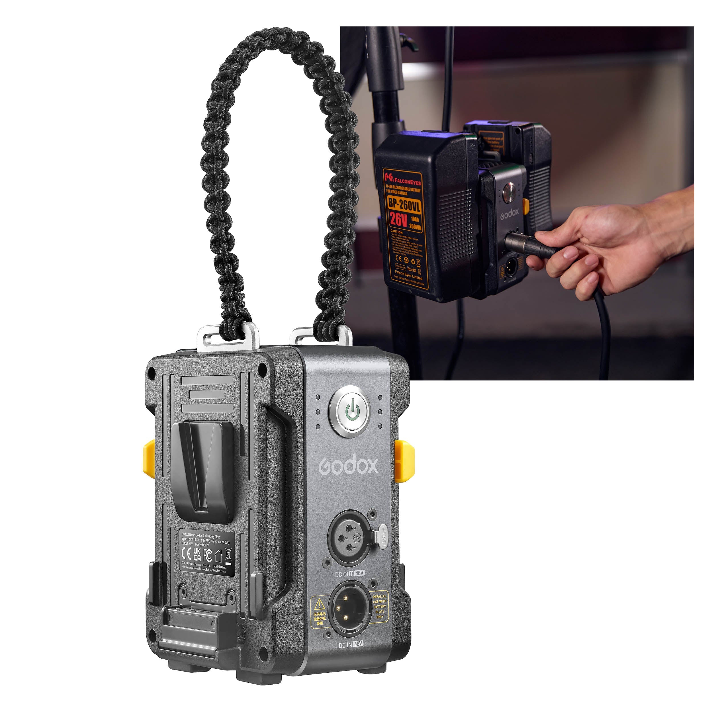 Godox DBP-V Dual V-Mount Battery Plate