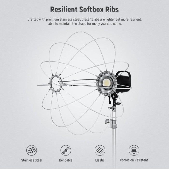 Neewer 50cm Nylon Alloy Quick Release Lantern Softbox