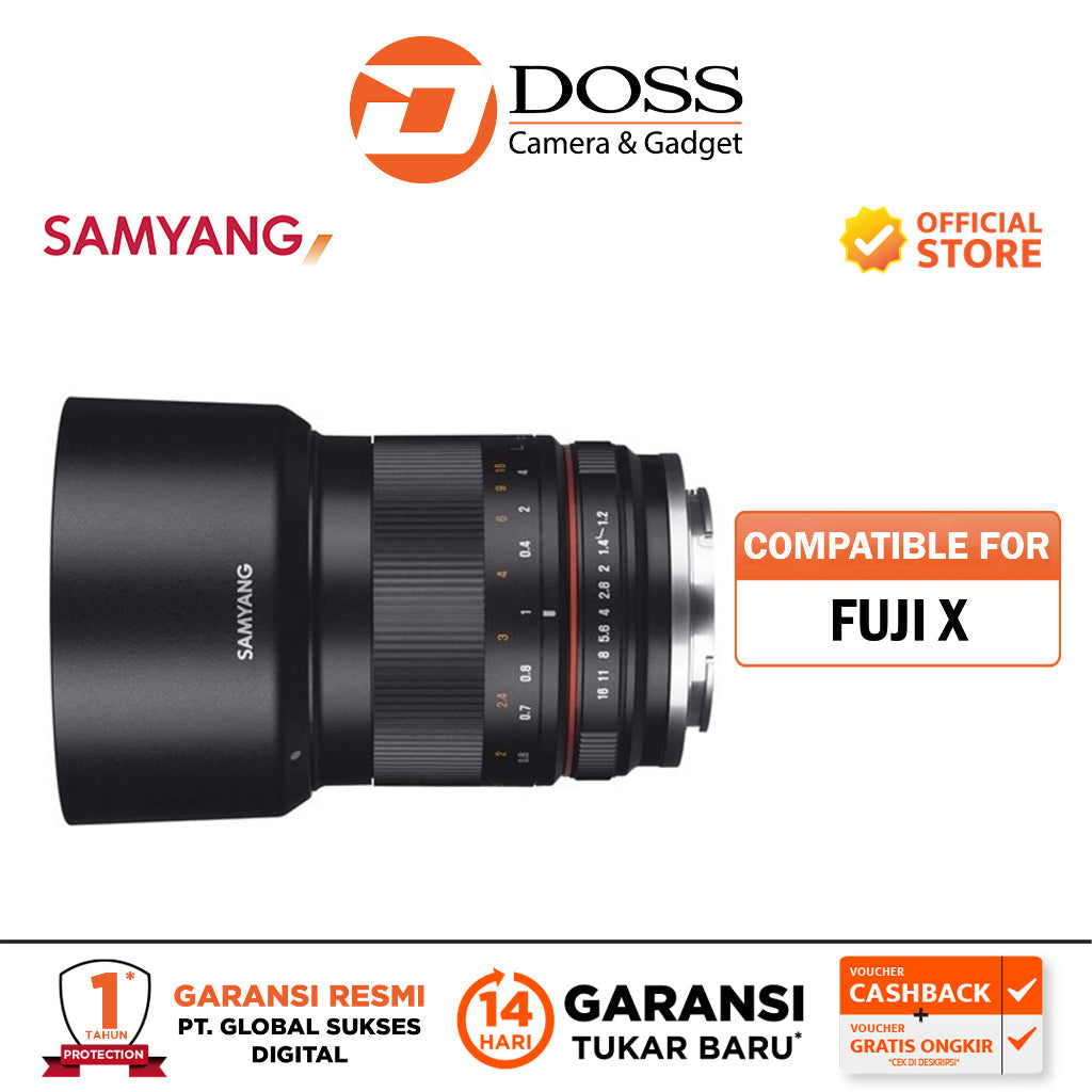 SAMYANG 50MM F1.2 FOR FUJI X BLACK