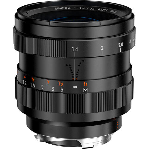 Thypoch Full-frame Photography Lens Simera 75mm f1.4 for Leica M Mount_Black