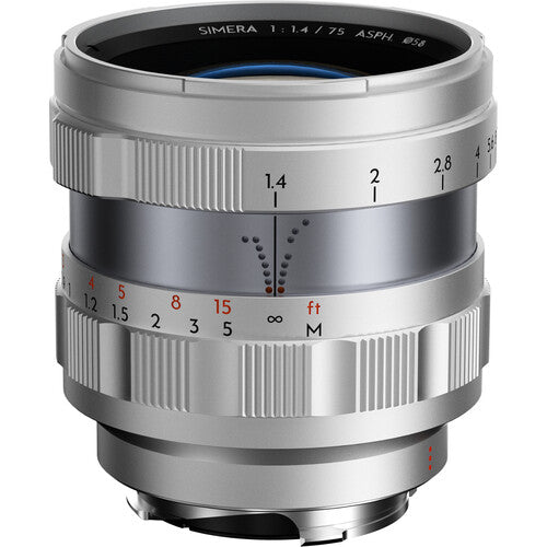 Thypoch Full-frame Photography Lens Simera 75mm f1.4 for Leica M Mount_Silver
