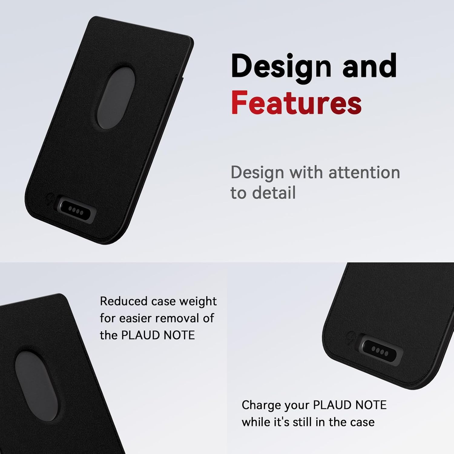 PLAUD NOTE Case Black