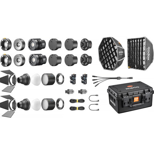 Godox Knowled MS60R 2K RGB Video LED Light (2-light kit)