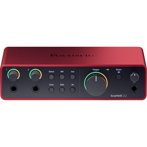 Focusrite Scarlett 2I2 USB-C Audio Interface (4th Generation)