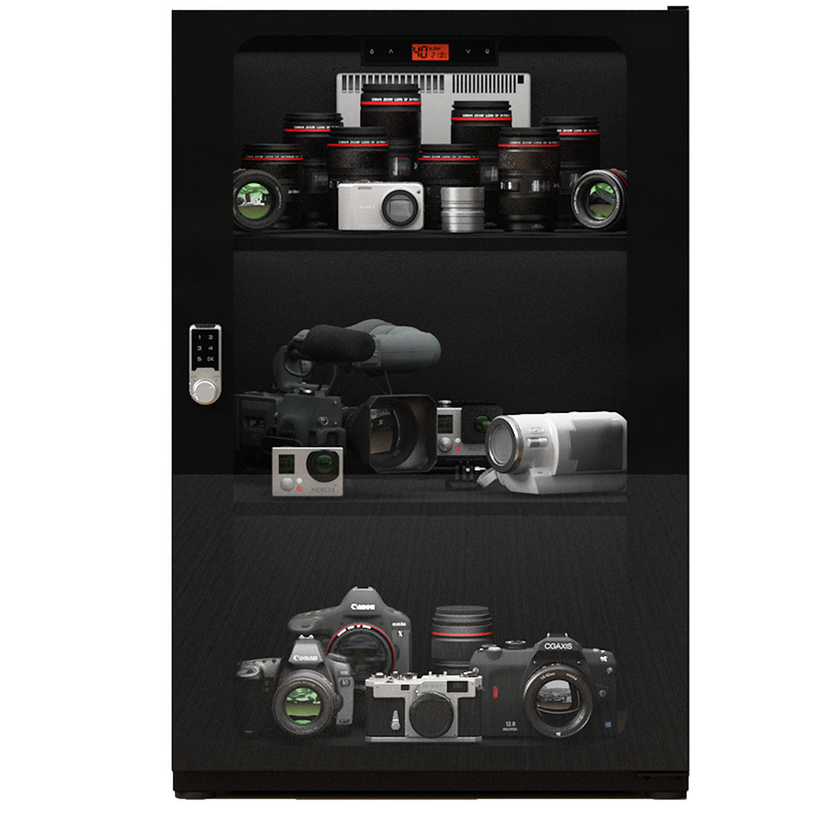 Avangarde AV-DT250D Electronic Dry Cabinet 225L Black