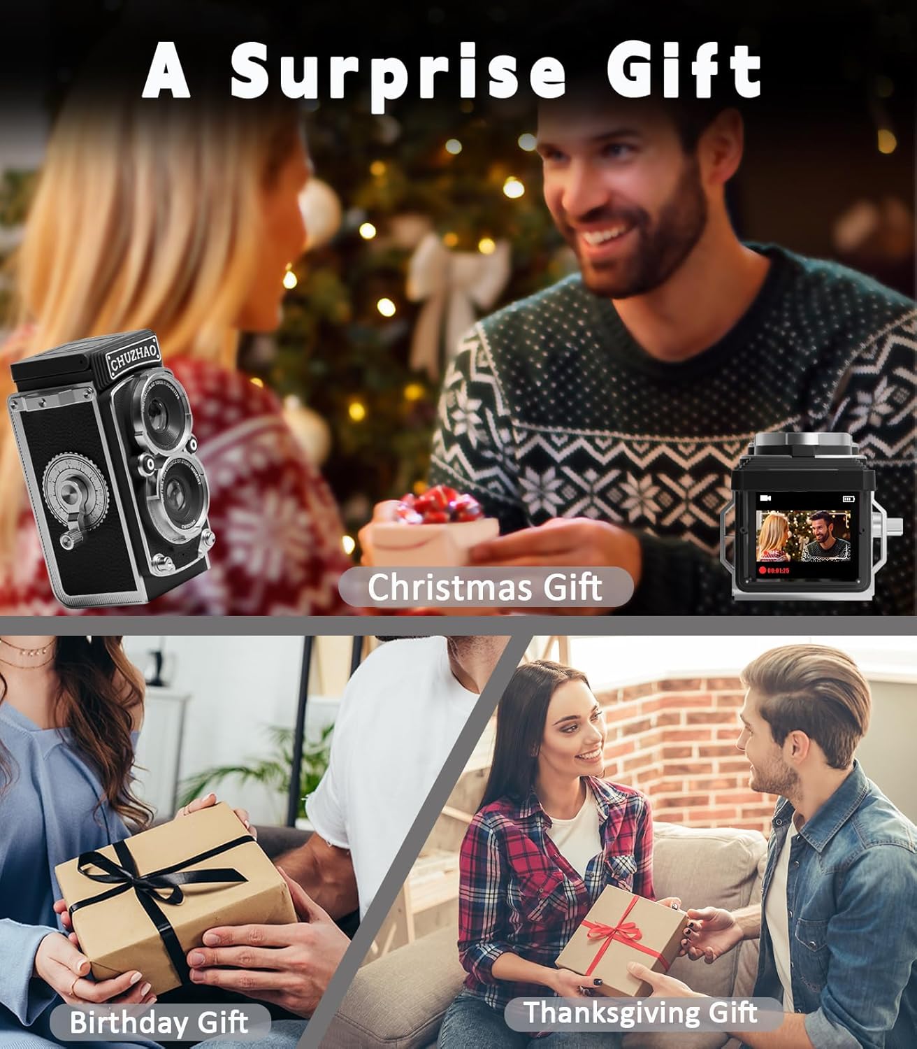 Chuzhao The Original Digital TLR Camera M1 (Black)