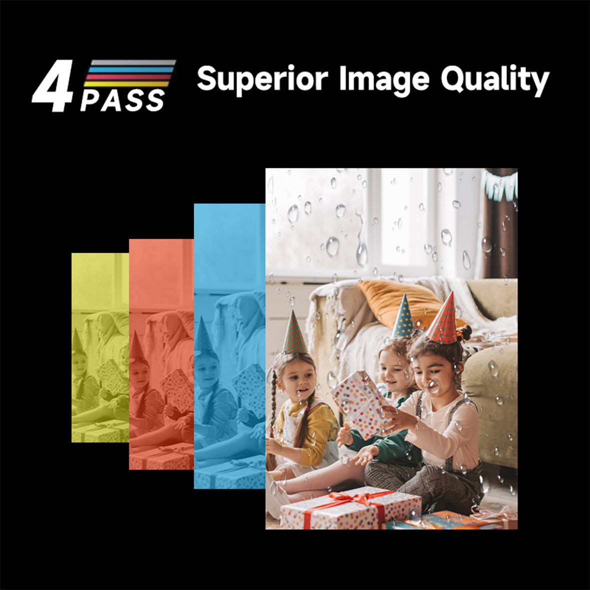 Chuzhao Instant Print Digital Camera D1-P (Black)