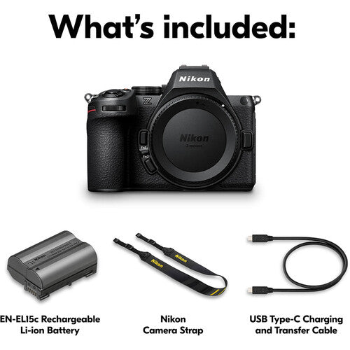 Nikon Z5 II Mirrorless Digital Camera Body Only