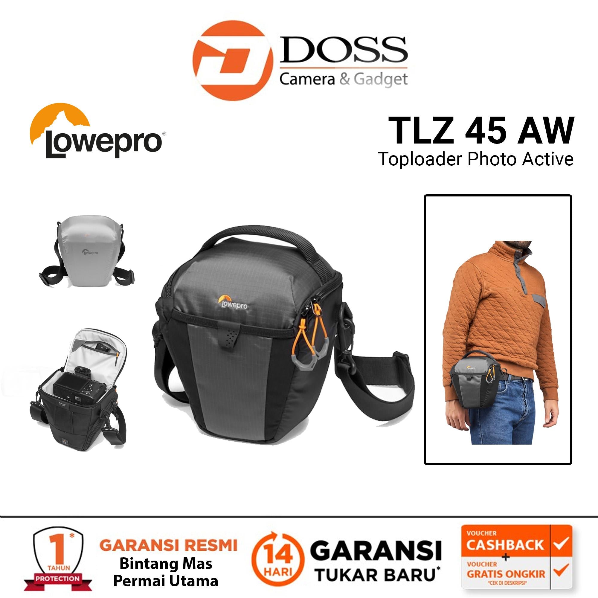 Lowepro Toploader Photo Active TLZ 45 AW Grey
