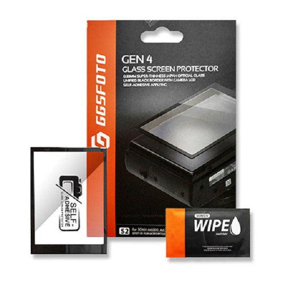 Glass Screen Protector GGS S2 For Sony A6400/A6000/A6300/A5000/A5100/A