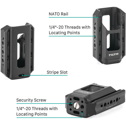 Tilta Accessory Mounting Expander for DJI Osmo Pocket 3-Black