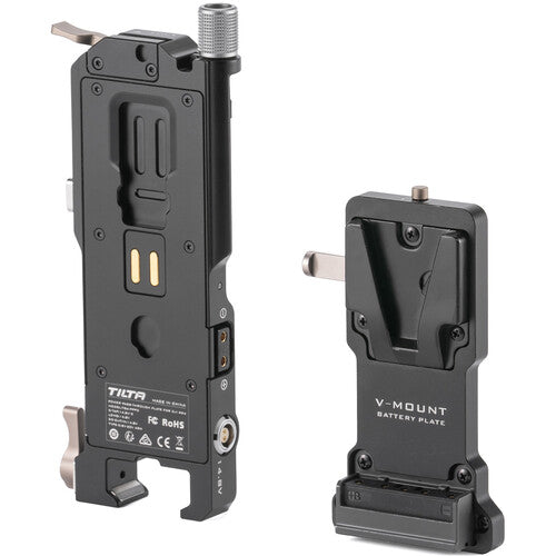 Tilta Battery Plate to DJI RS 4 Power Pass-through Plate Kit - V Mount TGA-PPK3-V