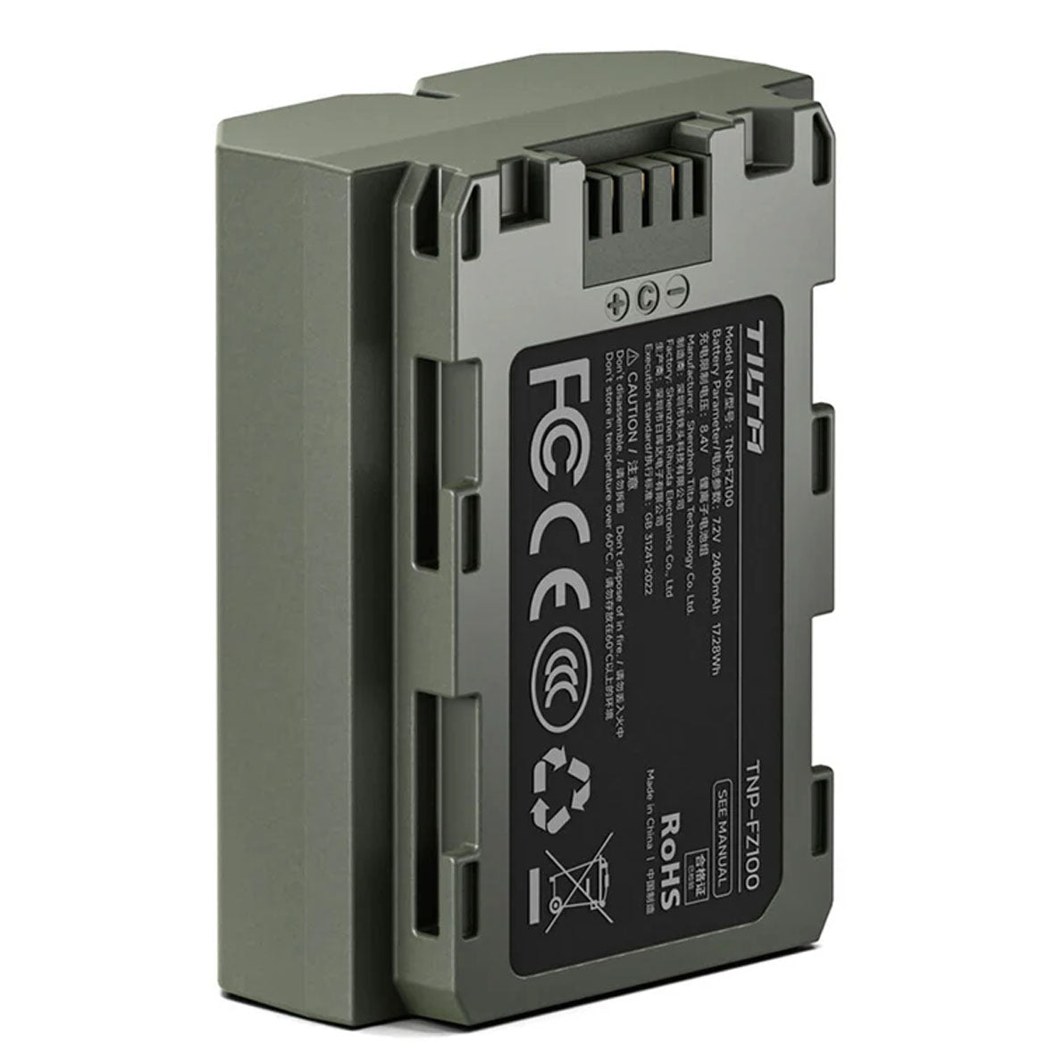 Tilta NP-FZ100 Charging Station Battery Kit (4 Batteries) - Green TBC-FZ100-B-GN