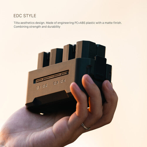 Tilta NP-FZ100 Charging Station Battery Kit (4 Batteries) - Green TBC-FZ100-B-GN