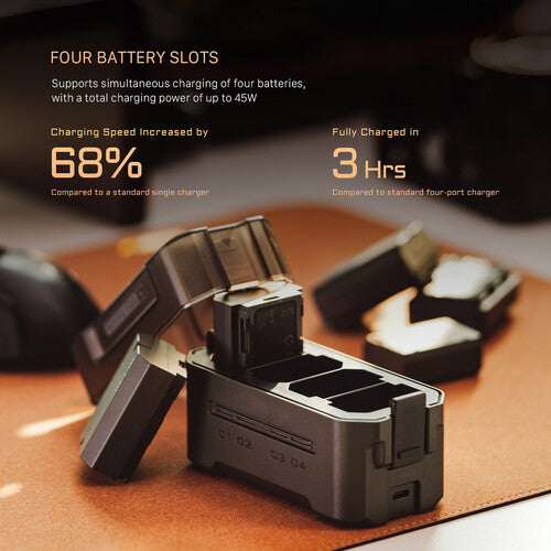 Tilta NP-FZ100 Charging Station Battery Kit (4 Batteries) - Green TBC-FZ100-B-GN