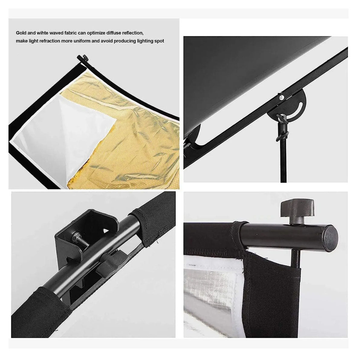 Selens Curved Reflector (Black/Silver/White/Gold) 60x180cm SLR4-CR60180