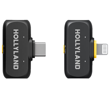 Hollyland Lark A1 Combo Gray Wireless Microphone System for Smartphone