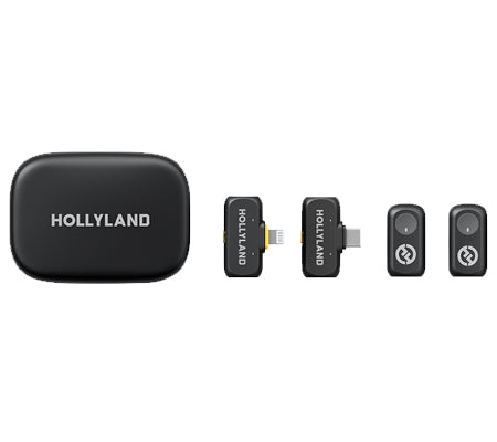 Hollyland Lark A1 Combo Gray Wireless Microphone System for Smartphone