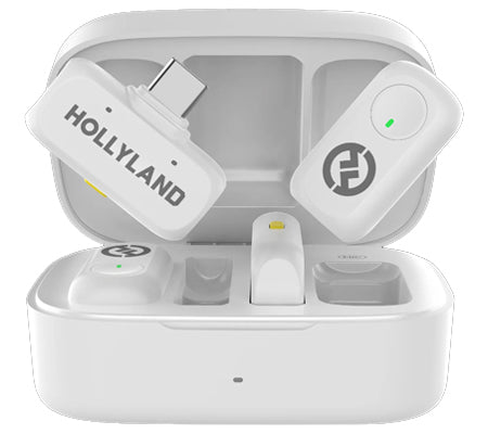 Hollyland Lark A1 Combo White Wireless Microphone System for Smartphone