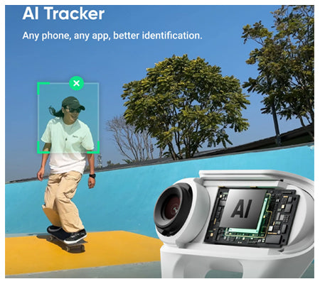 Insta360 Flow 2 AI Tracker Kit - Stone Gray
