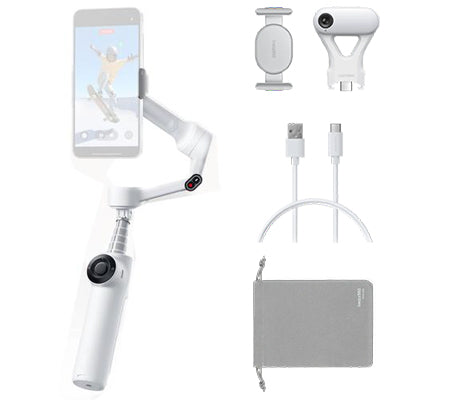 Insta360 Flow 2 AI Tracker Kit - Summit White