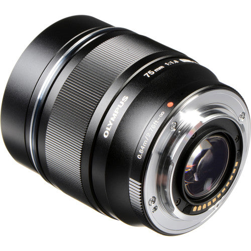 OM SYSTEM M.ZUIKO DIGITAL ED 75mm F1.8 Lens (Black)