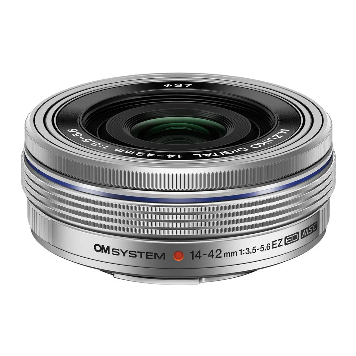 OM SYSTEM M.ZUIKO DIGITAL ED 14-42mm F3.5-5.6 EZ Lens (Silver)