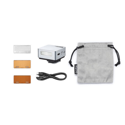 Godox iT20 O TTL Mini Flash for OM System and Panasonic Lumix (Silver)