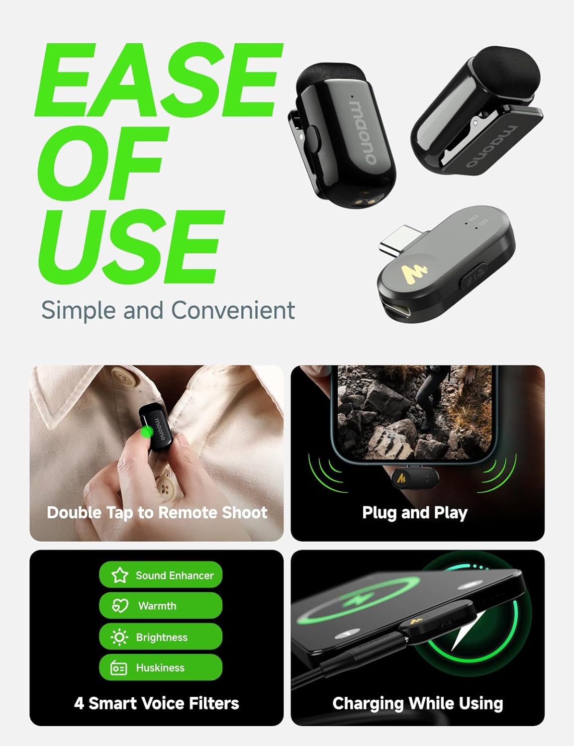 Maono Wave T1 Mini WM622 PC2 (Type-C)