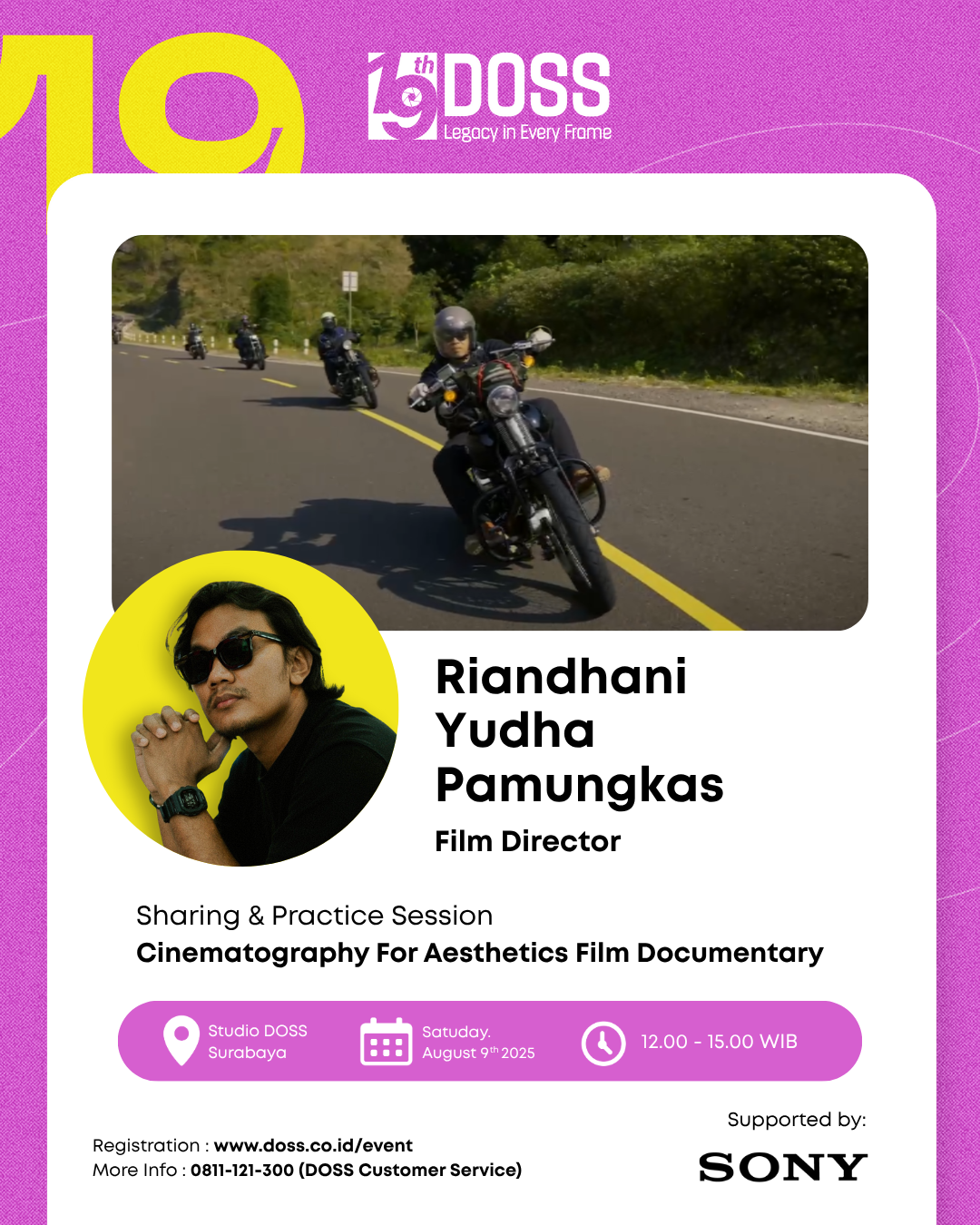 SBY - Cinematography for Aesthetics Film Documentary - DOSS Anniversary Special Event