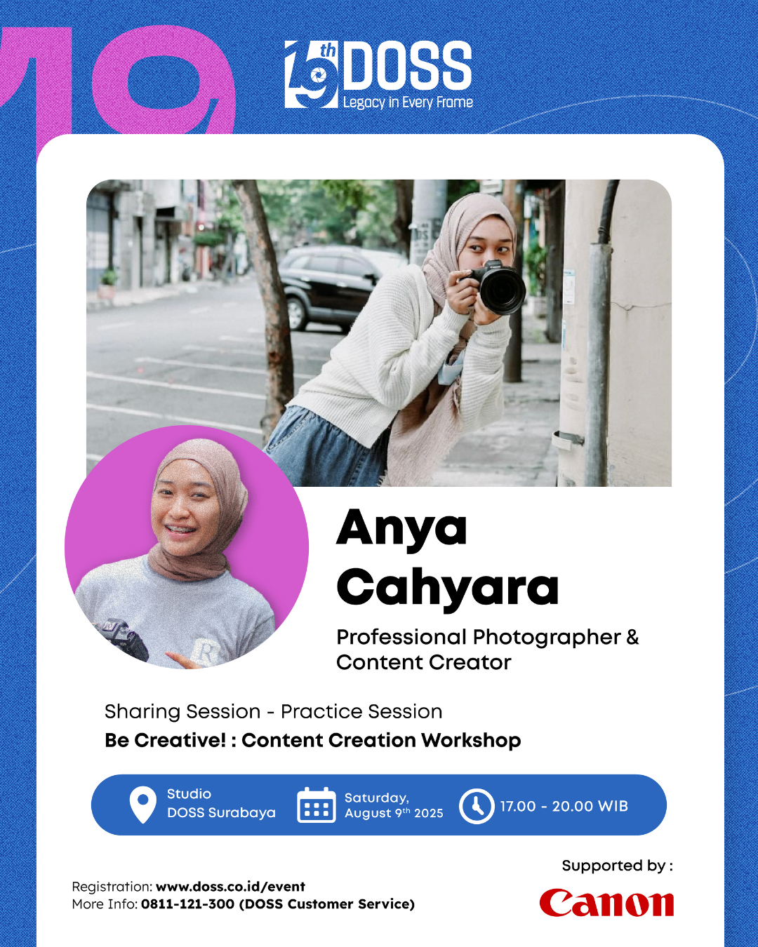 SBY - Be Creative! : Content Creation Workshop - DOSS Anniversary Special Event