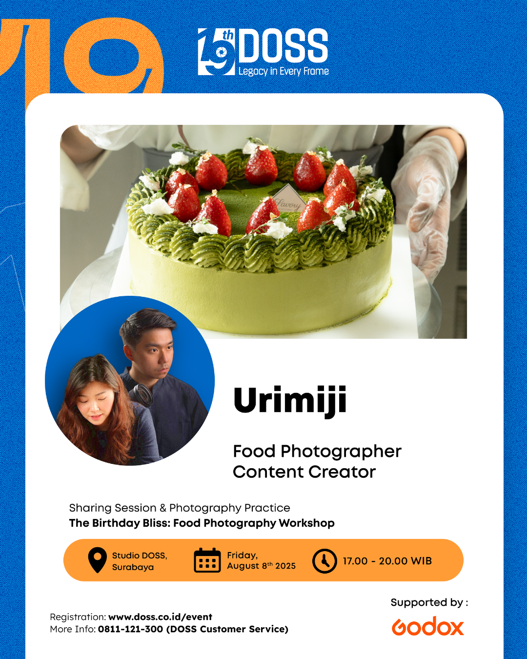 SBY - THE BIRTHDAY BLISS Food Photography Workshop — edisi spesial Anniversary ke-19 DOSS!