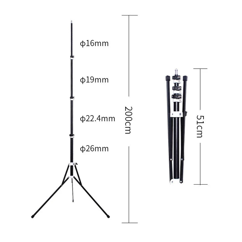 Avangarde AV-RLS200D Reversible Lightstand with Detachable Center Column