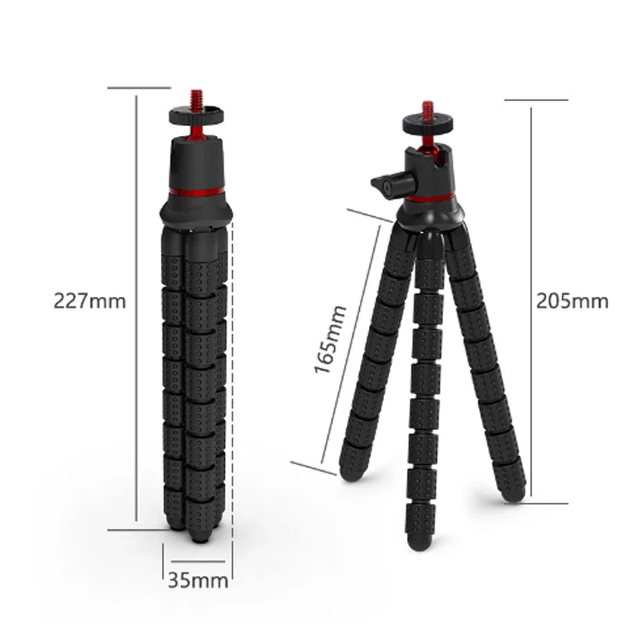 Avangarde Mini Flexible Octopus Tripod with Smartphone Holder + Remote