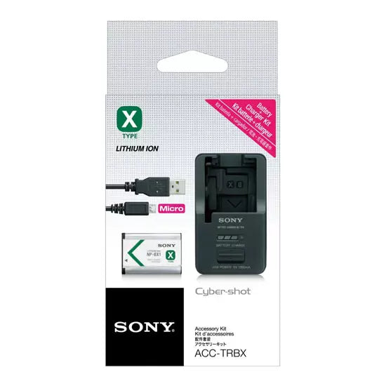 Sony ACC-TRBX Charger + Battery NP-BX1