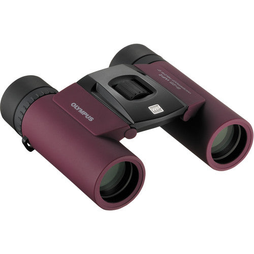 OM SYSTEM 8x25WP II Waterproof Binocular (Purple)