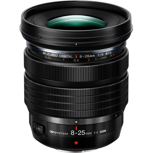 OM SYSTEM M.ZUIKO DIGITAL ED 8-25mm F4.0 PRO Lens (Black)
